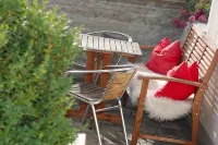 55m² large apartment with terrace and garden and separate entrance