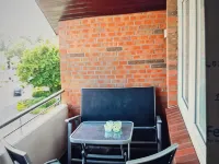 Holiday apartment directly on the beach of the North Sea and still central in Bensersiel Hotels in Esens