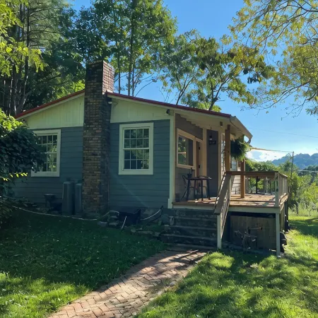 3 Miles to Asheville! Sunfilled Cabin with Wi/Fi