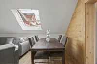 Newly renovated vacation apartment with terrace in a central location in Friedrichshafen - ห้องครัว