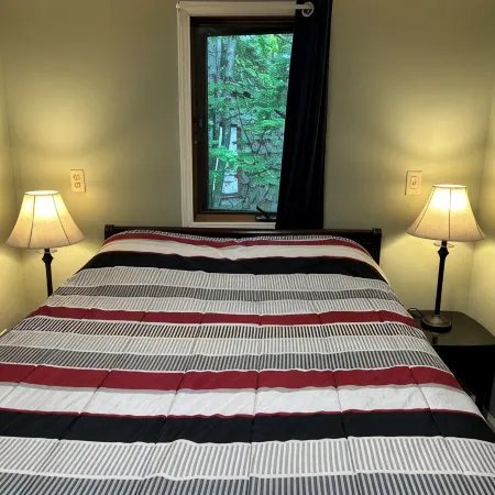 The Bungalow. Cedar shake cabin near Mount Bohemia, boat launch, beach. Private