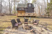 Secluded Pet-Friendly High-Tech Log Cabin in the Woods