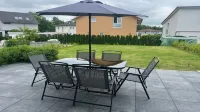Moderne Ferienwohnung, Platz für 6 Gäste - 2 Schlaf-/ Wohn-/badezimmer, Terrasse