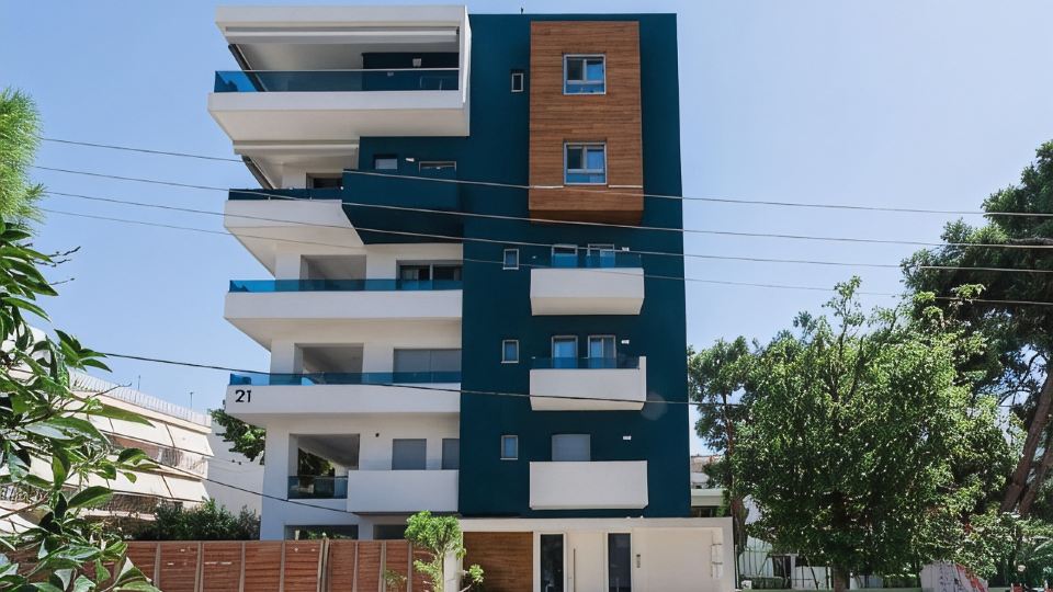 Teal Faliro House by Upstreet