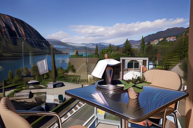 캄피오네 호텔 테라스