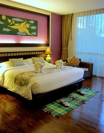 ห้องดีลักซ์ เตียงใหญ่ 1 เตียง