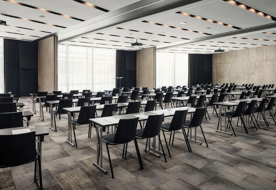 Stages Hotel Prague의 세련된 객실 내부 사진