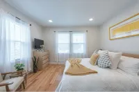 Airy Downtown 1BR w/ Parking - 4-Star
