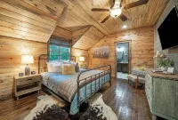 Great family cabin! Huge deck! Creek! Mini cabin! Lots of amenities! - Alphydda