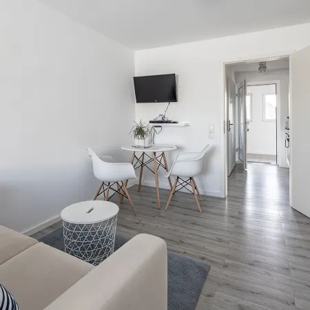 Apartment Koje in Schillg, walking distance to the beach, WLAN, parking, Sky