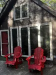 Rising Fawn Barn Guesthouse in the Woods on Lookout Mountain GA.