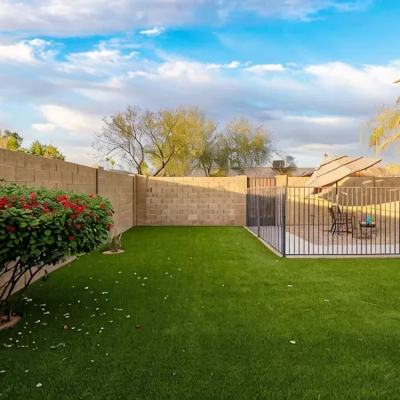 Spacious house, large/secure/activity-filled back yard, child and dog friendly