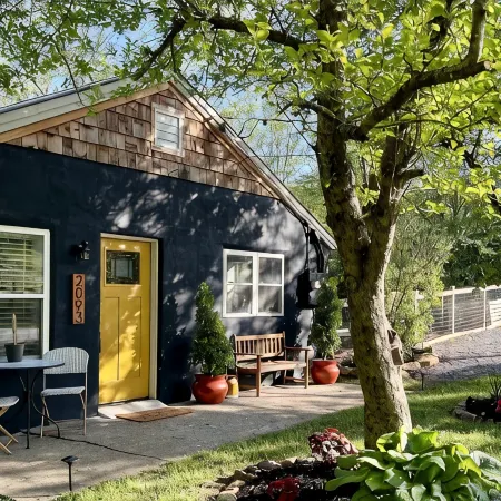 Creekside Cottage w/ Hot Tub near Asheville, Pet-Friendly