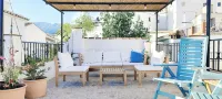 La Montsiña, Cozy Mediterranean Style House. Panoramic Terrace.