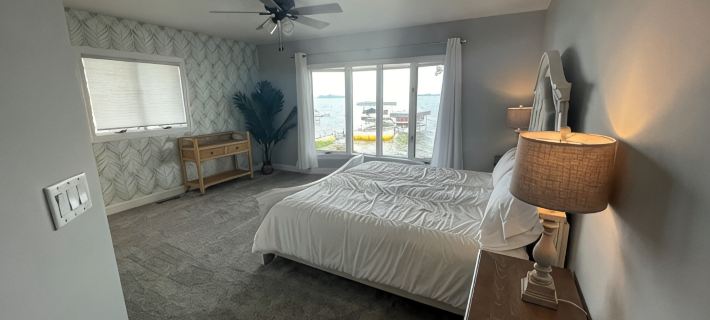 Enjoy this beach front lake home that boasts 66' of frontage with many amenities Hotels in Clear Lake