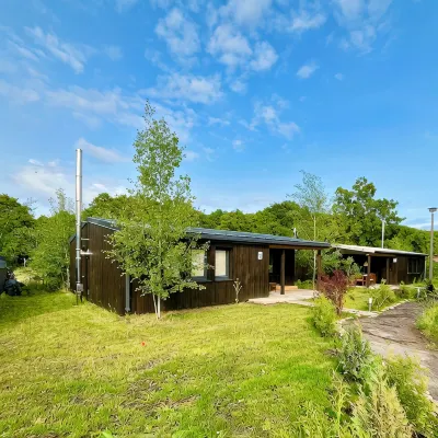 Lovely and modern house with private garden at lake Grimnitz - 4-Star