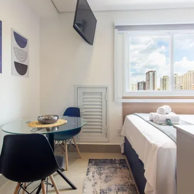 Your Complete Stay in a Building With a Pool and gym in the Best Location in Sao Paulo - Cars Hôtels à proximité de : Salle omnisports Allianz Parque