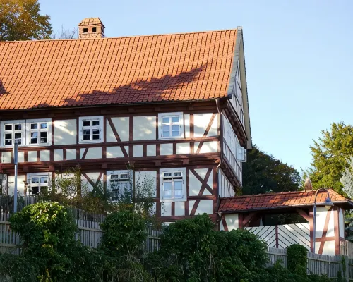 125m² vacation apartment below the castle, with a view over the Harz foreland Hotels in Blankenburg