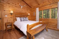 Modern Treetop Log Cabin in the Heart of Schroon Lake - 무료 와이파이