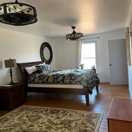 Pet friendly home, pond, paddle boat, fishing gear, hiking, wineries, game room
