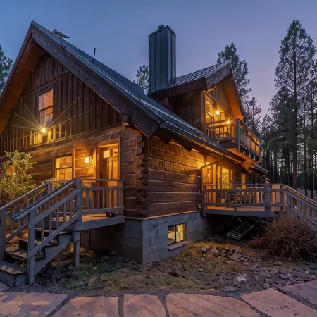 Luxury Log Cabin on 5 Acres • Fire Pit, Game Room & Minutes to Downtown
