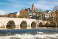 Pension Domblick in Wetzlar/Hessen - Parkplatz