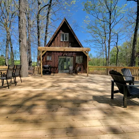 Cozy A-Frame Near Cave Run Lake - Private, Firepit, Deck, Sleeps 6