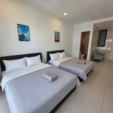 Cozy Studio P'Residence Batu Kawa Emart - Netflix & Pool