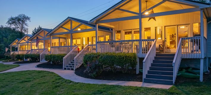 The Lakeside Cottage with 2 docks, pet friendly  in Hiawassee, GA Hotels in Towns County