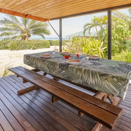 Bungalow Hiana - vue Lagon Avec Plage Privée