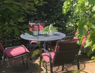 Modern Strata Montana vacation apartment with garden, underfloor heating and air conditioning