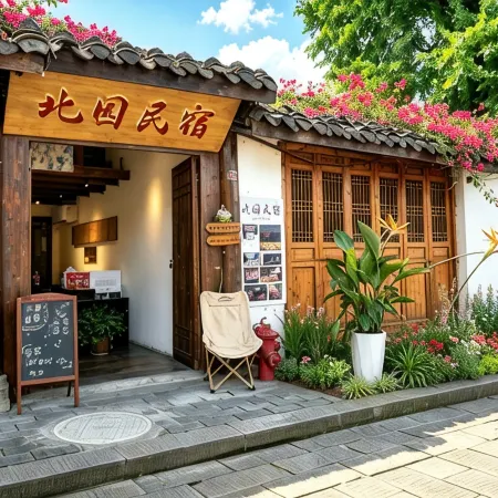 North Garden Terrace Stay (Langzhong Zhongtian Tower)