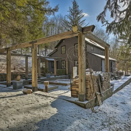 Architectural Gem - Catskill Chalet, Hot Tub, Wraparound Deck on 6 Acres