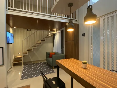Vila 85 m² dengan 2 bilik tidur dan 1 bilik mandi peribadi di Dau