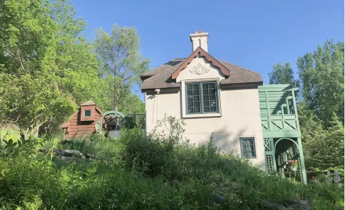 Swedish Storybook in bluffs hiking trails & stream