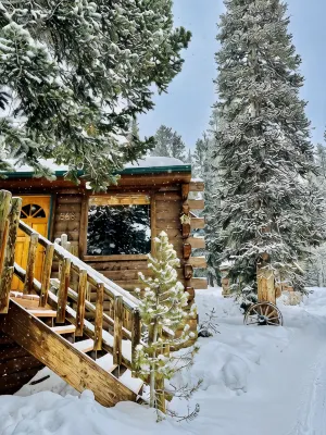 3 BR Mountain Log Cabin at St. Mary's Glacier - 3-Star