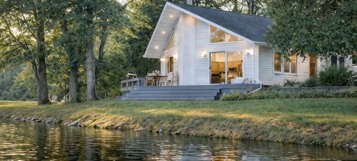Pet-Friendly Riverfront Cabin on 5 Acres with Fast Wi-Fi in Central U.P.. Hotels in Delta County