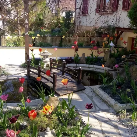 Basement apartment close to the center of Colmar, with private garden.