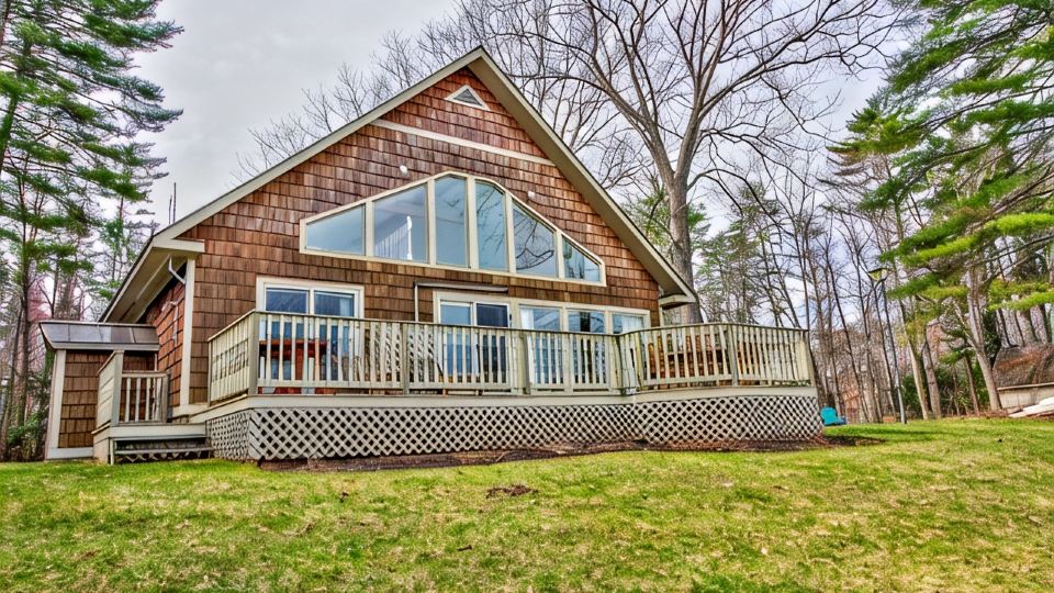 Totally remodeled year round LAKEFRONT home with stunning views of Lake Bomoseen