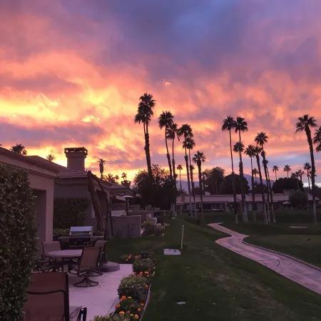 Stunning elevated mountain and lake views at Palm Valley Country Club!
