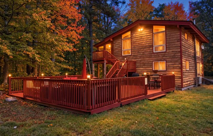 Unique Rustic Ski-Tree House - Game room, Hot tub & Sauna
