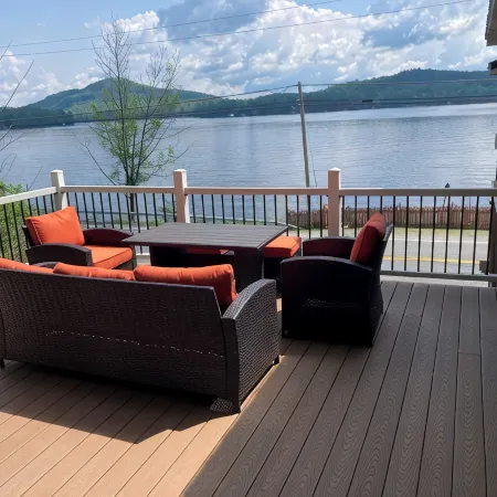 This is a beautiful house that sits facing Loon Lake! Amazing views and dock!!!