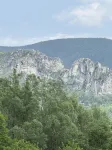 gaze at Seneca Rocks from living room sofa - 3-Star