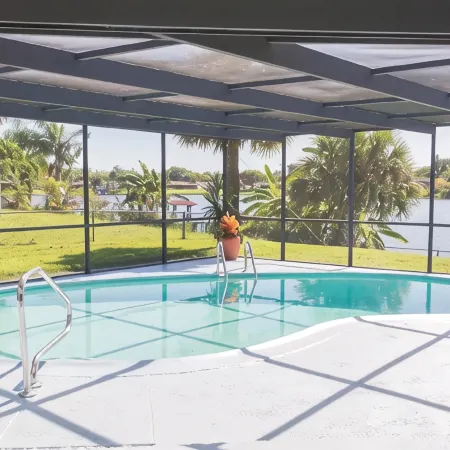 Waterfront Home With Pool