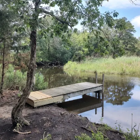 Awesome private off grid cabin with creek view.
