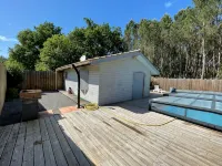 Near Soulac/mer 50M² air-conditioned chalet with private heated indoor pool - Alphydda