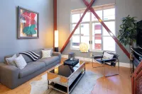 Charming 2-bedroom Loft on Santana Row with WiFi, AC - Homestays