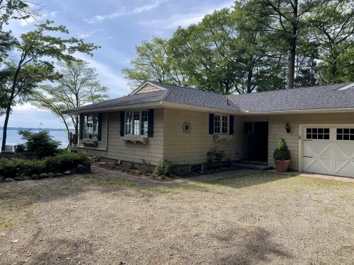 Beautiful home on the shores of East Grand Traverse Bay, Michigan.