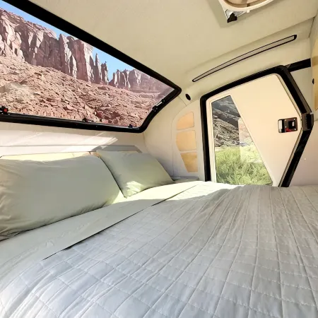 Red Rock Base Camps Teardrop Trailer #2. Take your hotel room outside!