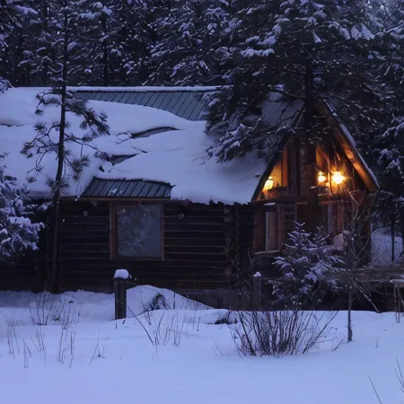 Riverfront Log Cabin, minutes away from your outdoor adventure